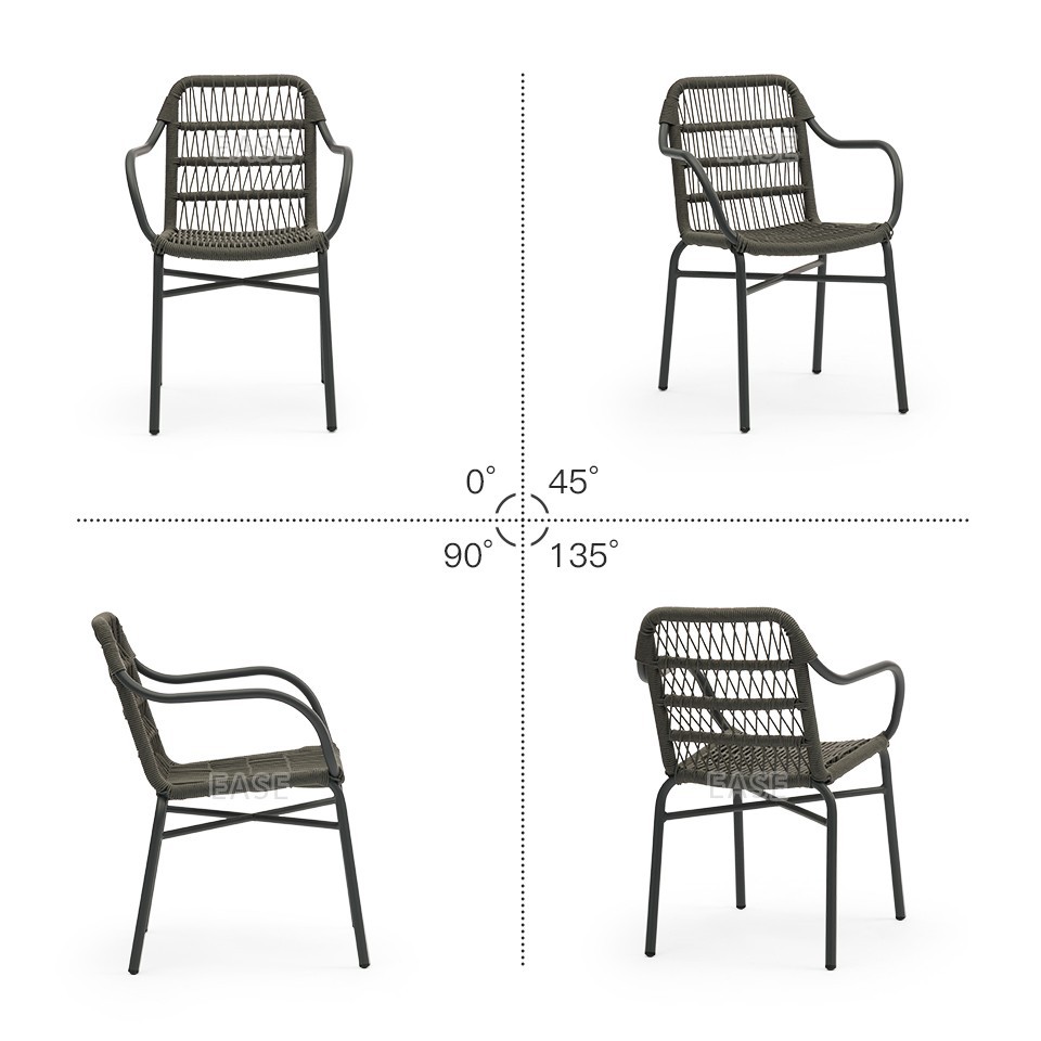 Aluminum Restaurant Arm Chairs high quality